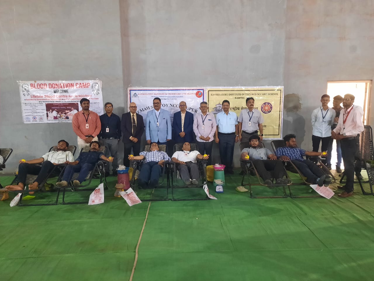 Blood Donation Camp at KITS Ramtek on Martyrs Day