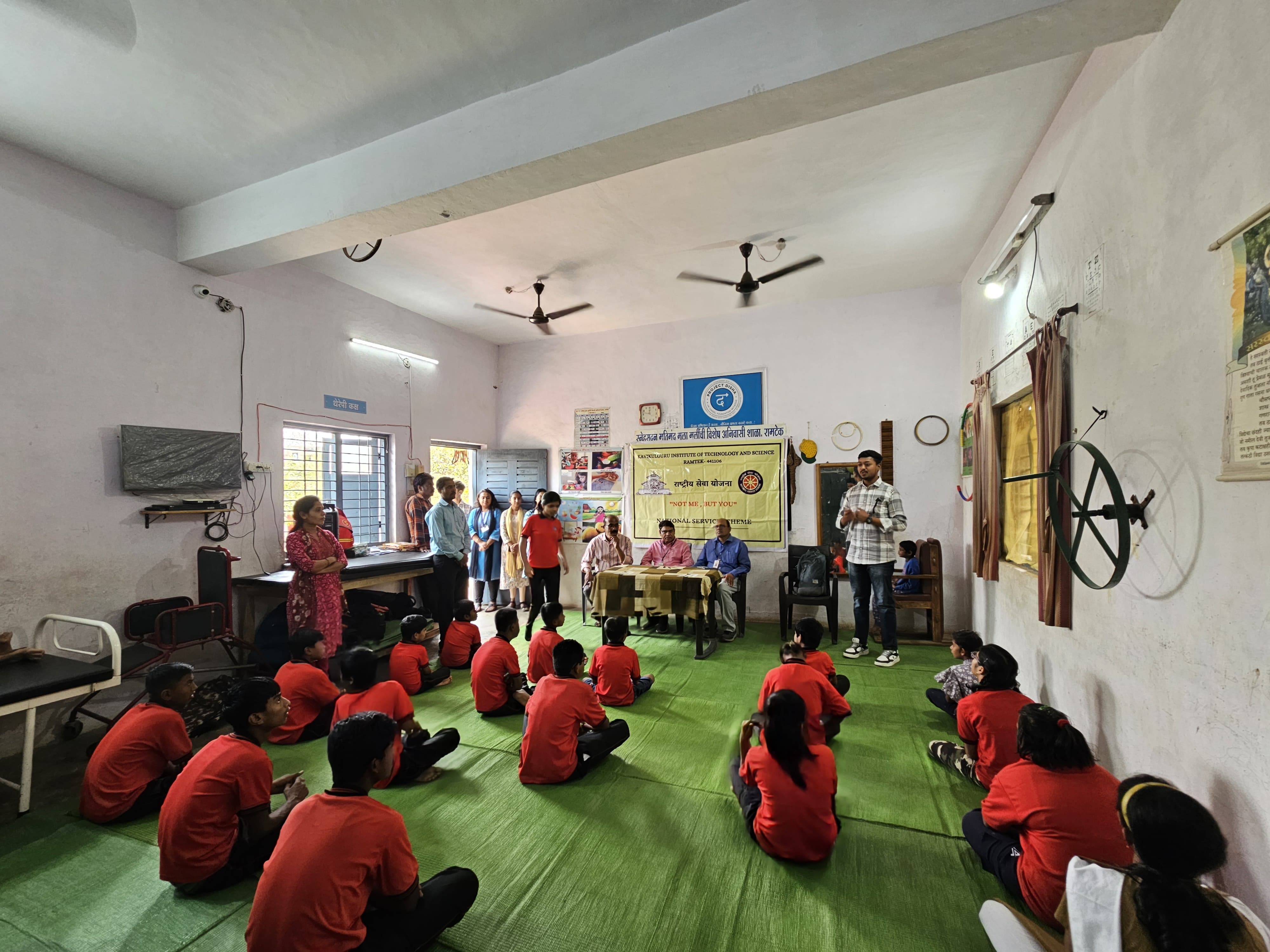 T-Shirt donation on 19th March 2025 at Sneh-Sadan MR School Shitalwadi