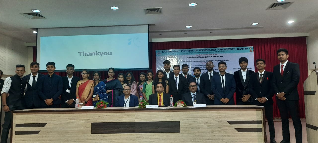 Combined Inaugural Function of various Forums, Associations, Student Chapter and Units on 16th October 2023 