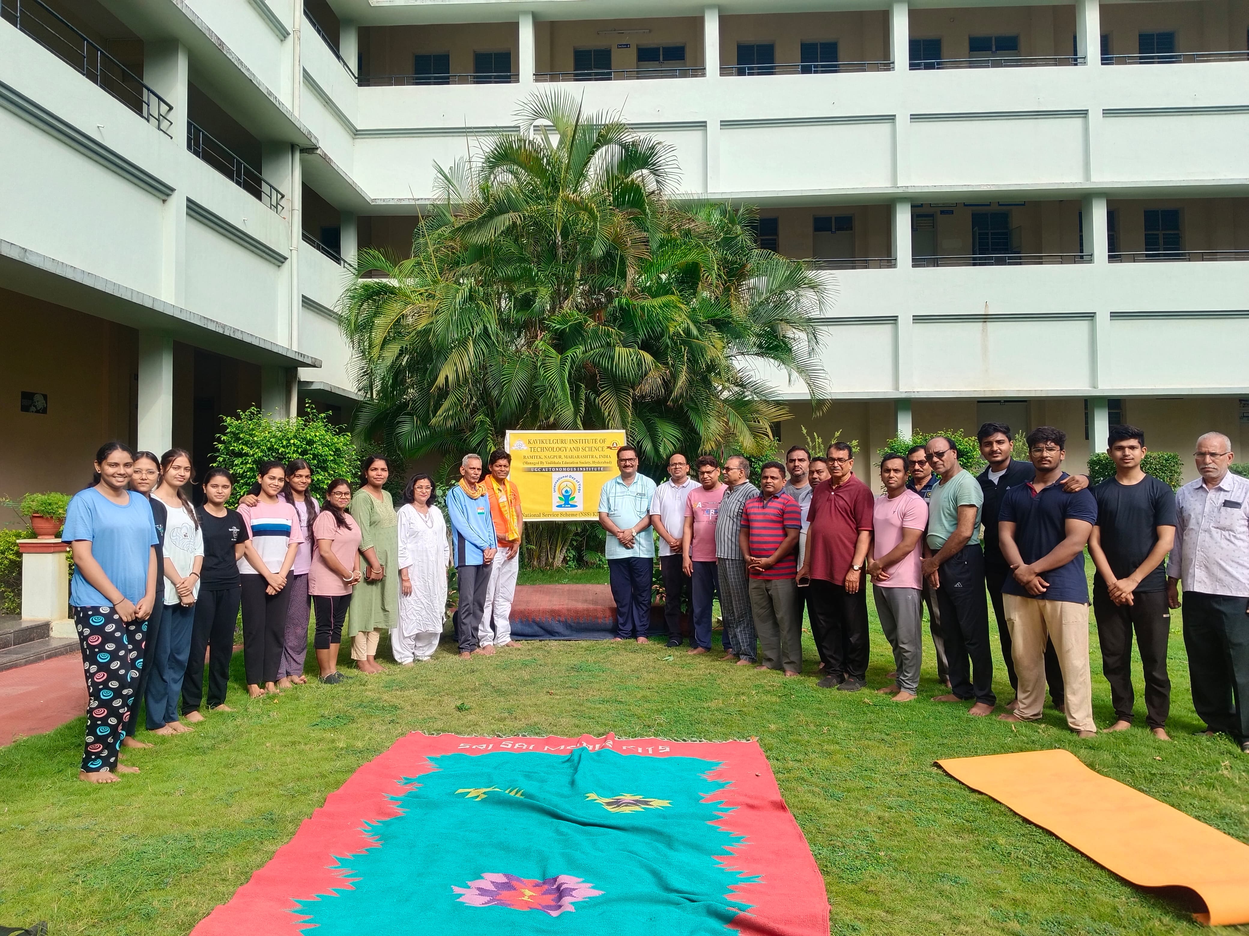 International Day of Yoga  Celebration at KITS, Ramtek 